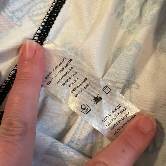 Handmade cactus print kids leggings - Picture 3 of 6